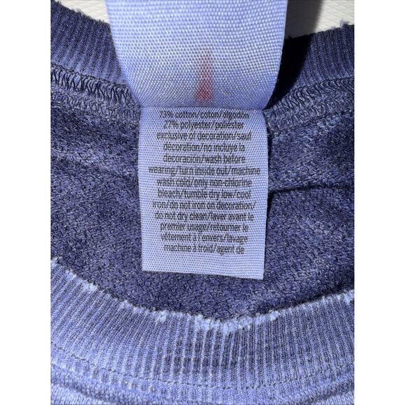 Pink Victorias Secret 5th & Ocean Oversized Sweatshirt Blue UConn Huskies Small - Picture 5 of 6